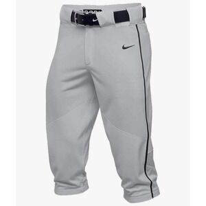 Nike‎ Youth Baseball Pants Gray Elastic Hem Athletic Boys Size S